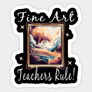 Art Teacher Sticker